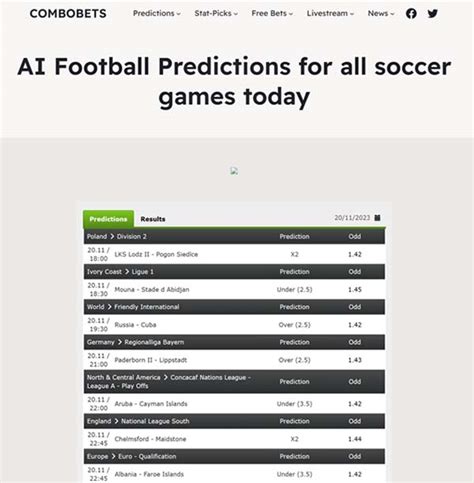 combobets ai football predictions